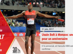 Usain Bolt à Monaco : une légende pour un anniversaire !