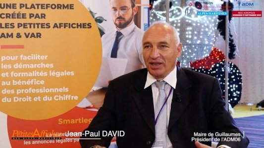 Salon des maires 06 - Itw de Jean-Paul David, Président de l'ADM06