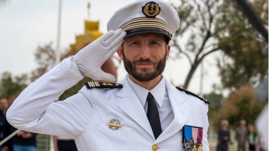  Le capitaine de frégate Owen, premier commandant de l'équipage bleu du De Grasse