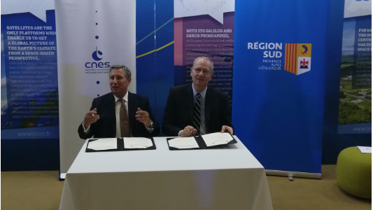 Le CNES et la Région PACA partenaires pour faire du spatial un levier de développement économique du territoire