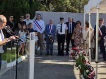 Au Pradet, hommage solennel aux victimes du massacre d'Oran du 5 juillet 1962