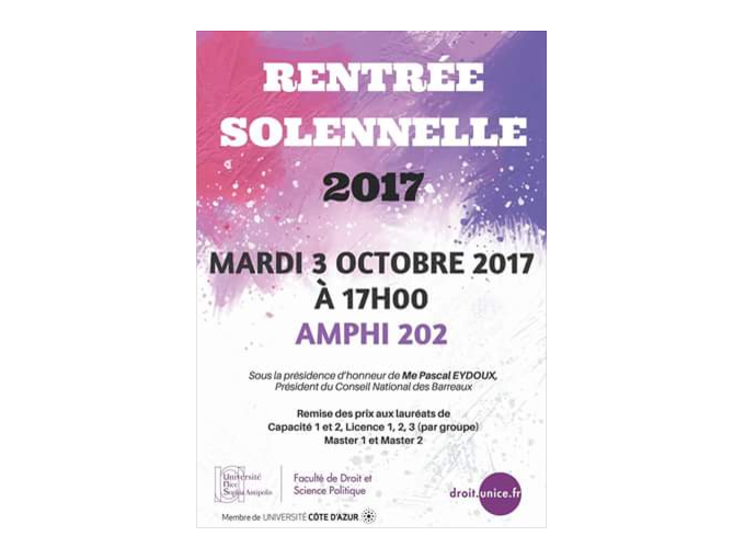 Rentrée solennelle de (…)