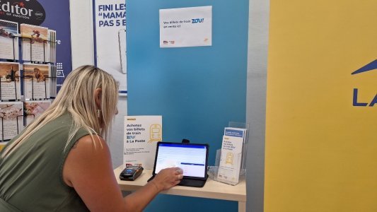 Les billets de train Zou ! désormais en vente dans 26 bureaux de poste