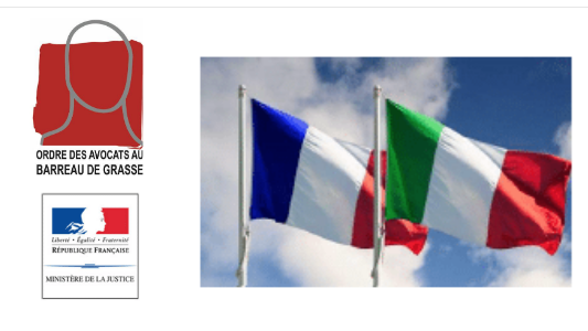 Célébration du jumelage entre les tribunaux et les barreaux de Grasse et de Florence (Italie)