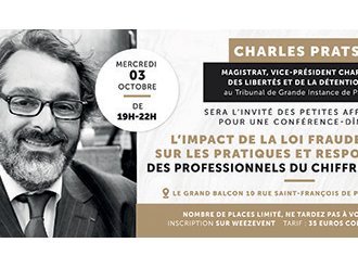 Conférence : "Impact de la loi fraude fiscale sur les pratiques et responsabilités des professionnels du chiffre et du droit" 