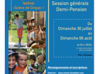 BAFA 1 à Puget-Théniers pendant Scène de Cirque