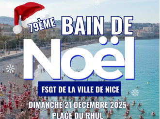 Nice : le traditionnel Bain de Noël célèbre sa 79e édition dimanche