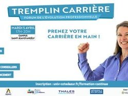 Vous pensez à une reconversion ? Ayez le réflexe Tremplin Carrière UCA !