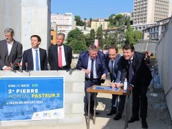 La phase 2 de l'hôpital Pasteur 2 du CHU de Nice est lancée, finalisation prévue en 2024