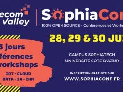 SophiaConf revient en présentiel les 28, 29 et 30 juin