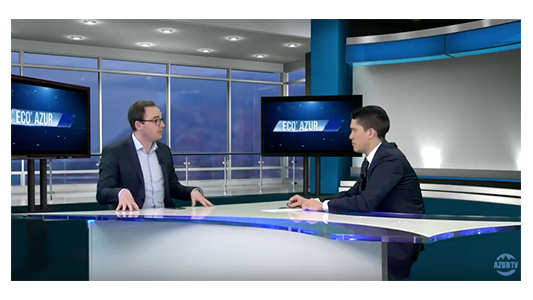 Olivier Tazé Directeur associé présente "Les Petites Affiches" sur Azur TV