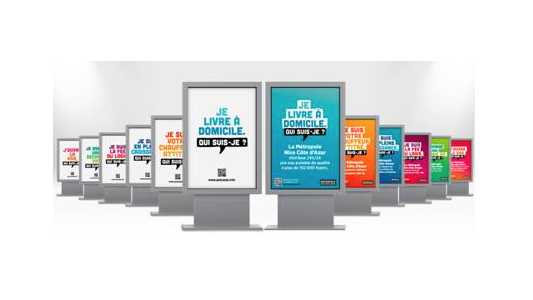 La Métropole Nice Côte d'Azur remporte le 2ème prix de la catégorie « annonceur institutionnel » pour sa campagne de communication « Qui suis-je ? »