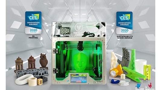 La start-up niçoise Volumic 3D obtient deux prix prestigieux décernés par le CES Las Vegas
