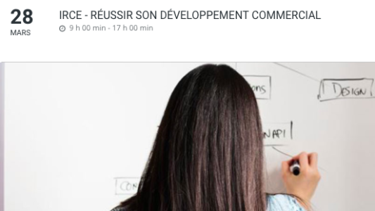 IRCE - Réussir son développement commercial - 1ère édition