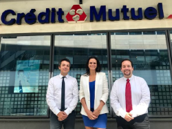 Ouverture d'une nouvelle Caisse Crédit Mutuel Méditerranéen à Saint-Laurent-du-Var
