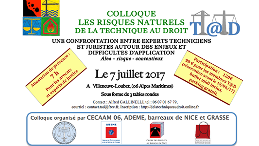 CECAAM : colloque de la technique au droit pour les experts