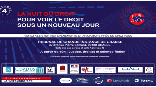 Nuit du Droit à Grasse : des rencontres avec le public pour esquisser la justice du futur