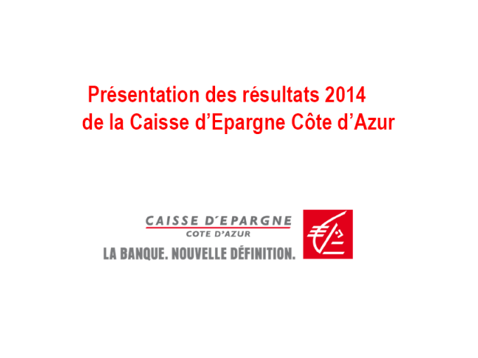 Des résultats 2014 en (…)