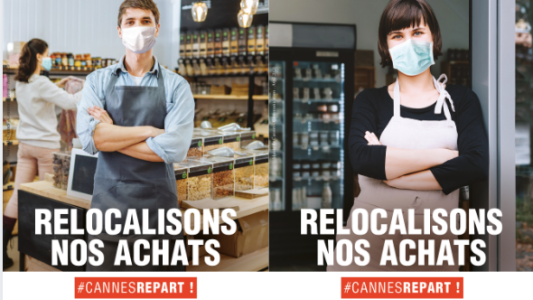 La Ville de Cannes soutient ses commerçants avec une campagne de communication qui prône le "consommer local"