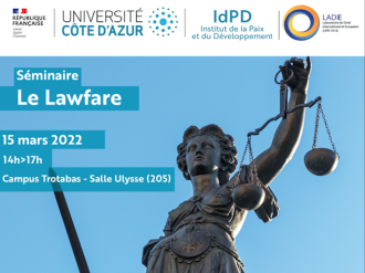 Séminaire LADIE : "Le lawfare" 