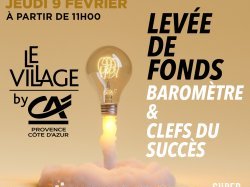 Conférence Village by CA PCA : "Levées de fonds : baromètre et clefs du succès"