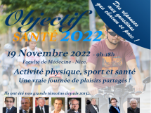 Objectif Santé 2022 : "Activité physique, sport et santé"