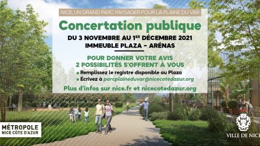 La Métropole NCA et Nice lancent une concertation publique pour l'aménagement du Grand Parc Paysager de la Plaine du Var 