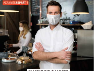 La mairie de Cannes au plus proche des restaurateurs pour la réouverture