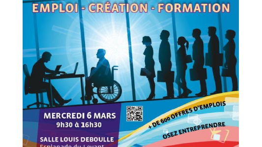 Saint-Laurent-du-Var : "5ème FORUM EMPLOI – CREATION – FORMATION" le 6 mars