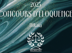 Concours d'éloquence Nikaia 2023 : les inscriptions sont ouvertes !