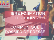 Formation “Communiqué & Dossier de presse” au Mas Nice Matin le 20 juin