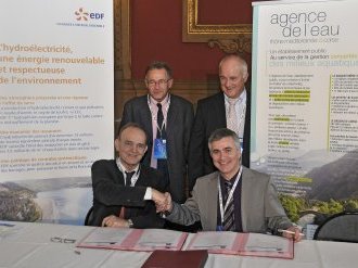 Environnement : convention entre l'Agence de l'eau Rhône-Méditerranée et EDF
