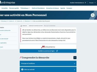 Monaco : Un guichet en ligne pour faciliter la création d'activité en nom personnel