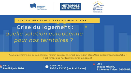 Un débat à Nice sur le nouveau plan européen consacré au logement
