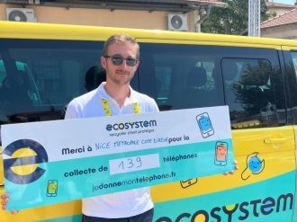 239 téléphones collectés à Nice lors de la Grande Collecte Solidaire