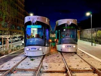 À Marseille, les essais du tram ont débuté sur l'extension Sud