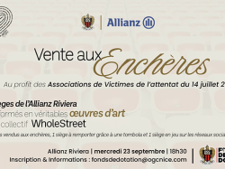 #SeatsForAll : 24 sièges de l'Allianz Riviera transformés en œuvres d'art au profit des victimes du 14-Juillet