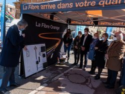 Lancement de la fibre Orange à Péone-Valberg !