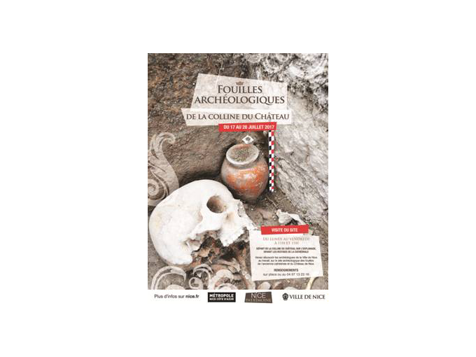 Visites du site de fouill