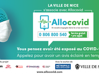 Nice, première ville de France à lancer une expérience avec AlloCOVID et l'Inserm pour le dépistage et suivi en temps réel de l'épidémie