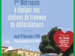 Nice : 1er quai de tramway équipé d'un défibrillateur