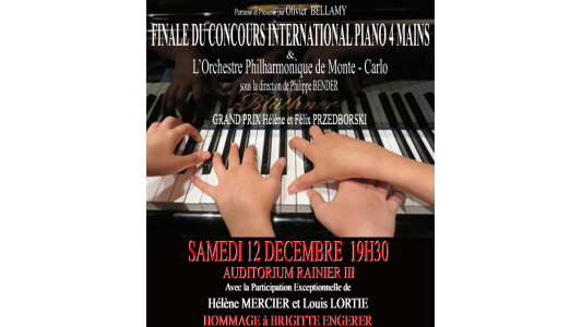 3ème Concours International de Piano à 4 mains - Lions Club de Monaco