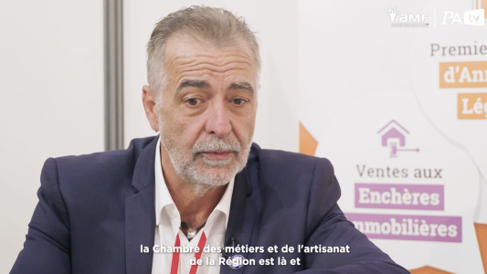 [Salon des Maires 06] Échange avec Gilles Dutto président de la Chambre des Métiers et de l'Artisanat 06
