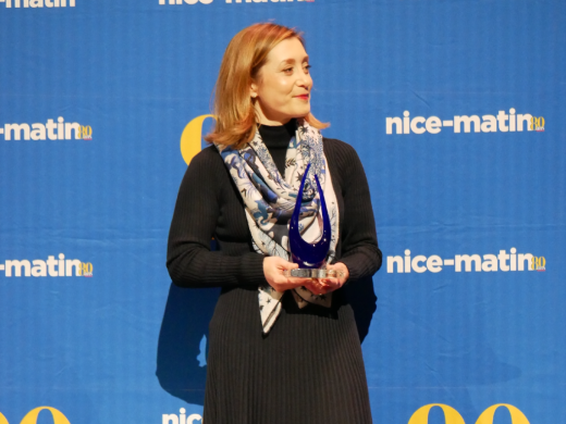 Samantha Mane entrepreneure de l'année aux Trophées de l'Éco