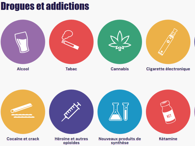 Cocaïne, cannabis, crack,