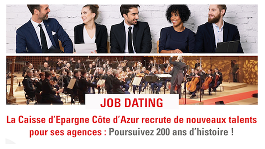 La Caisse d'Epargne Côte d'Azur recrute de nouveaux talents