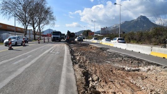 A La Garde, aménagement du carrefour entre la RD 29 et la RD 98