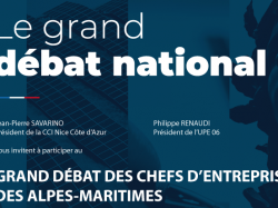 La CCI Nice Côte d'Azur et l'UPE06 invitent les chefs d'entreprise à débattre le 21 février 