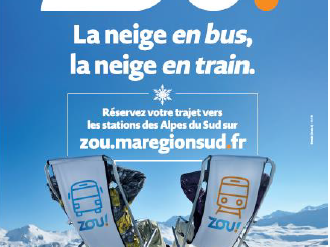 Avec ZOU ! NEIGE, la Région Sud vous emmène aux sports d'hiver 