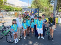 À Nice, six enfants du Secours populaire repartent avec un vélo grâce à l'opération « Un Enfant, un Vélo »